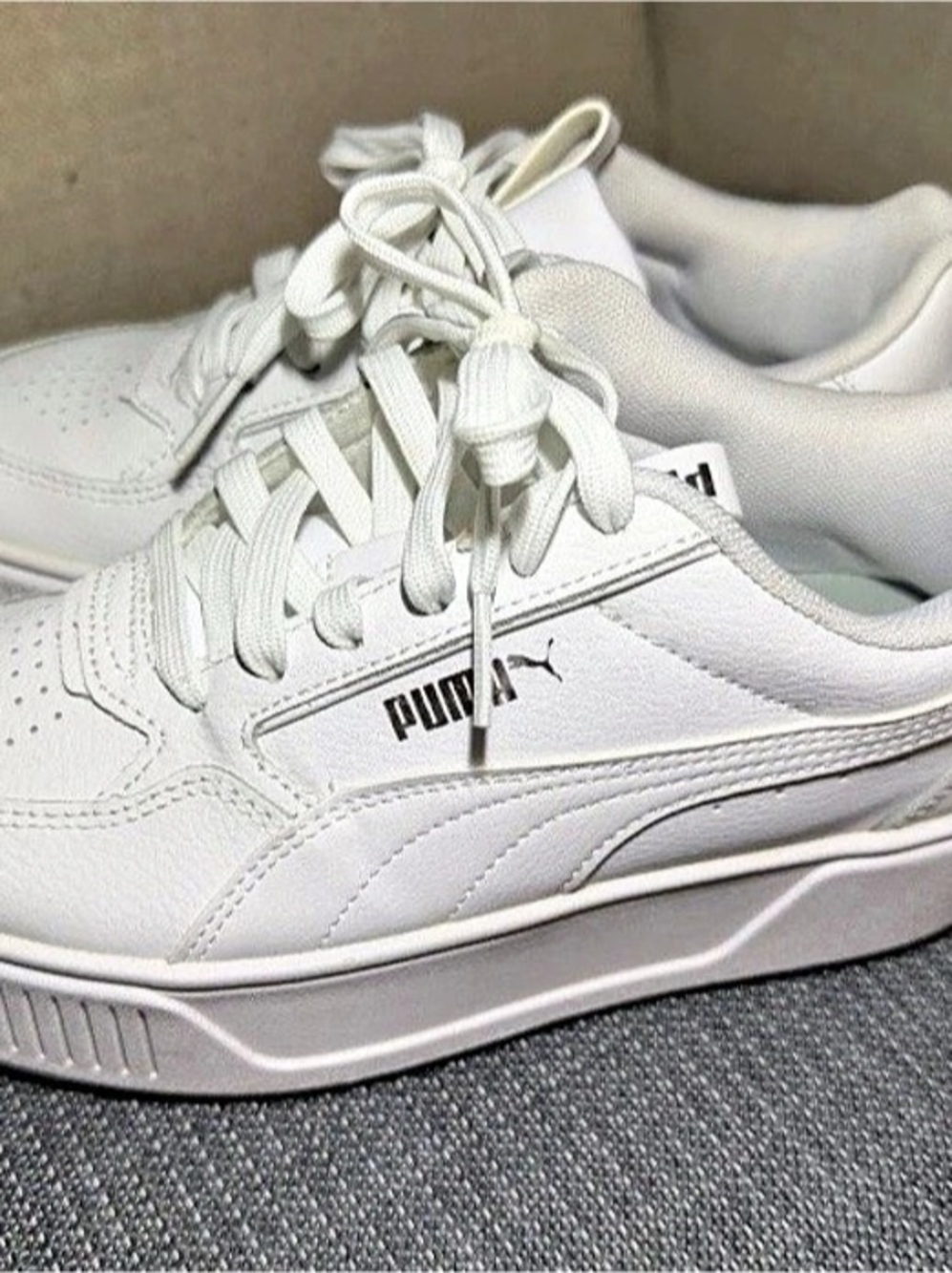 Puma Caven 2.0 White Sneakers US 4.5